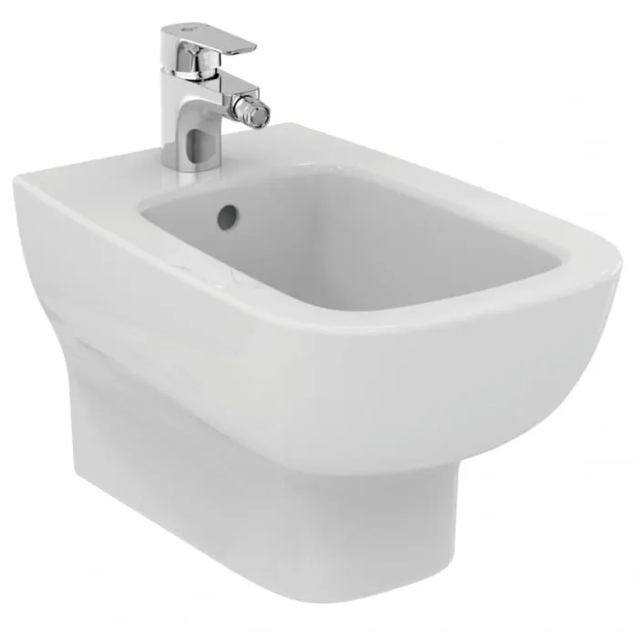 Bideu suspendat, alb, 54x36 cm, fixare ascunsa, Ideal Standard Esedra