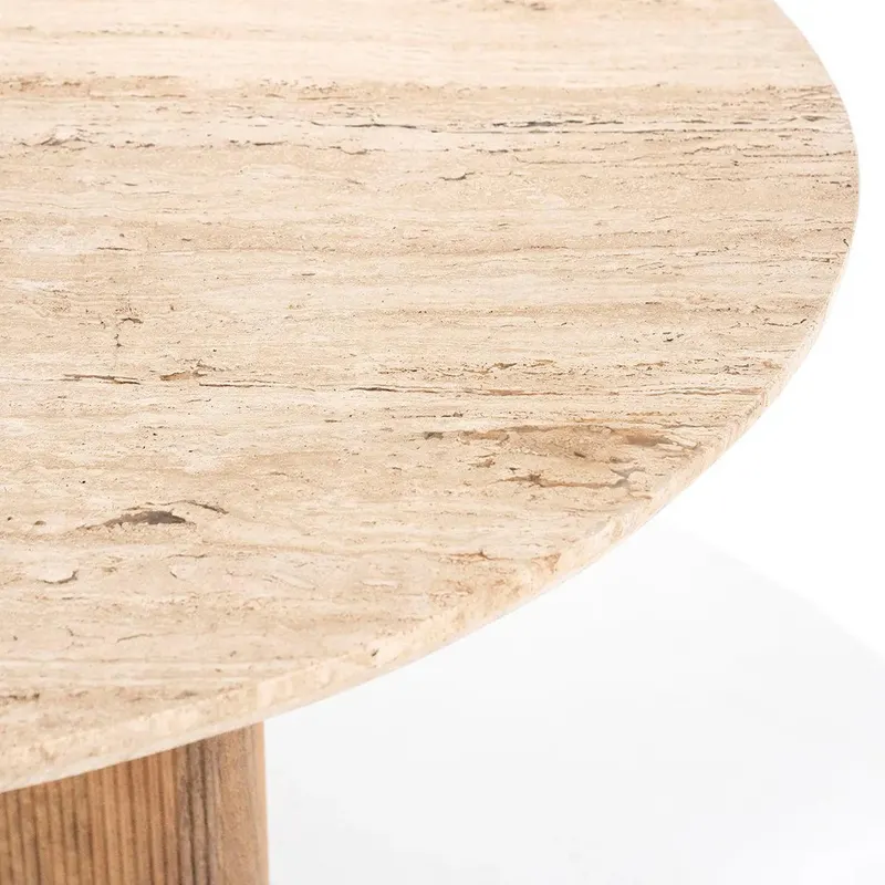 Masa LEYSEN Ø130 CM - Cream / Ø130cm