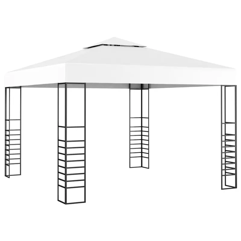foisor de gradina, alb, 3 x 3 m
