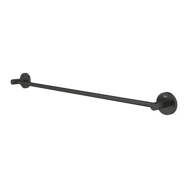 Bara prosop Grohe 1022512430, Essentials, tip instalare pe perete, numar orificii instalare 2, negru