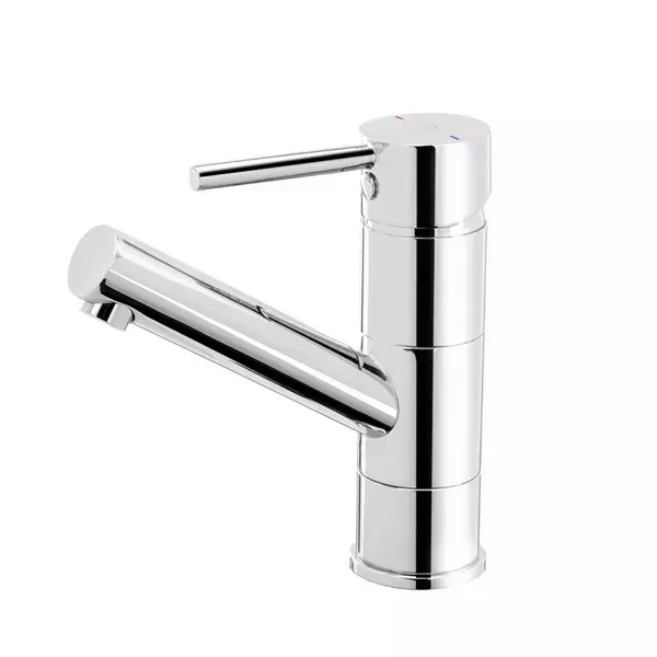 Baterie lavoar Fdesign Flusso, M, 157 mm, ventil, crom, FD1-FLS-2A-11
