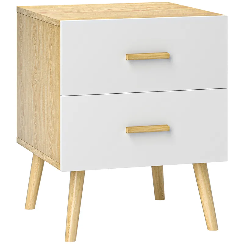 Comodă HOMCOM 2S stejar 40x50
