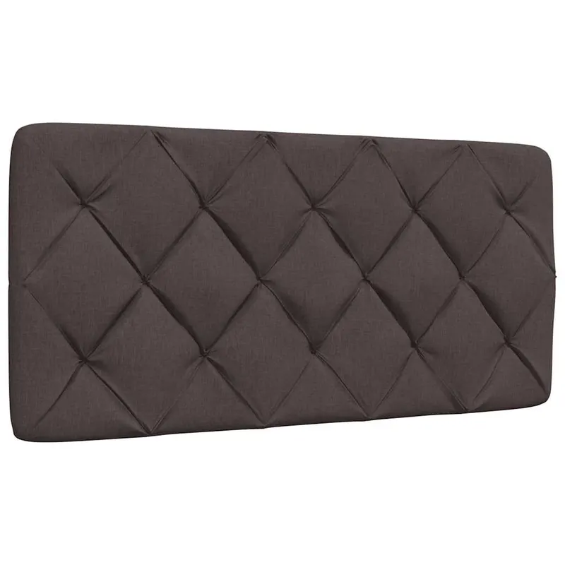 perna pentru tablie de pat maro inchis, 100 cm, material textil