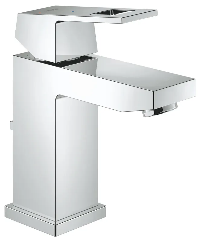 Baterie lavoar Grohe 2339000E, Eurocube, S, 157 mm, ECO, ventil, crom