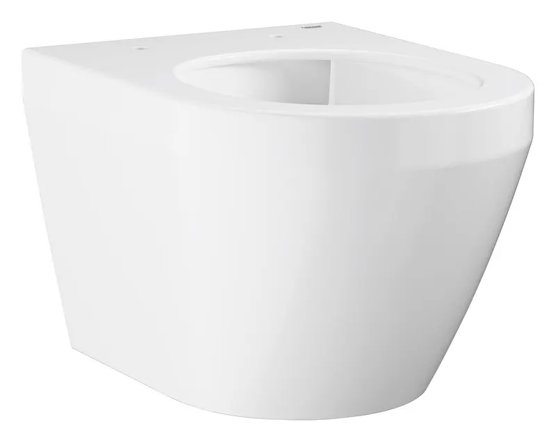 WC Grohe 102486SH00, Euro Ceramic, pe perete, Rimless, compact, fara capac, alb