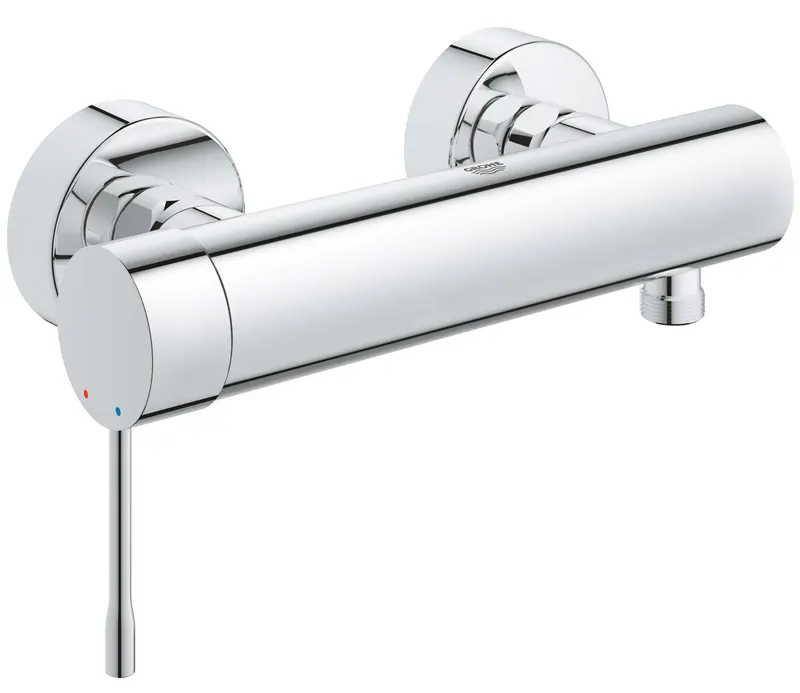 Baterie dus Grohe 25252001, 1 bar, 281 mm, 91 mm, 2 orificii instalare, 1 2 dimensiune racord furtun, Crom