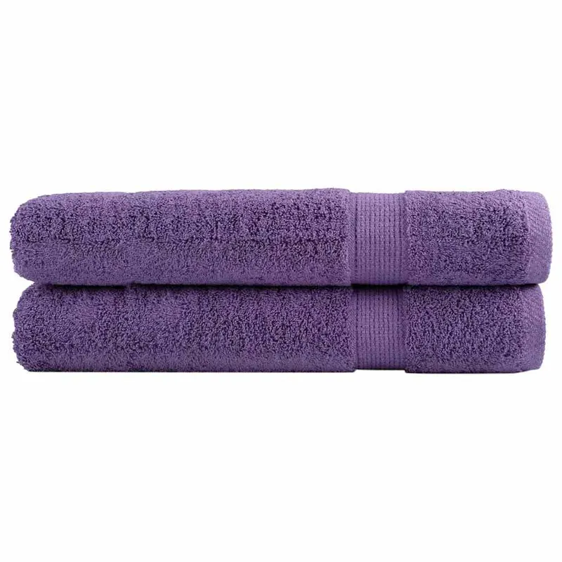 Prosoape de sauna premium solund 2 buc. violet 80x200 cm 600gsm