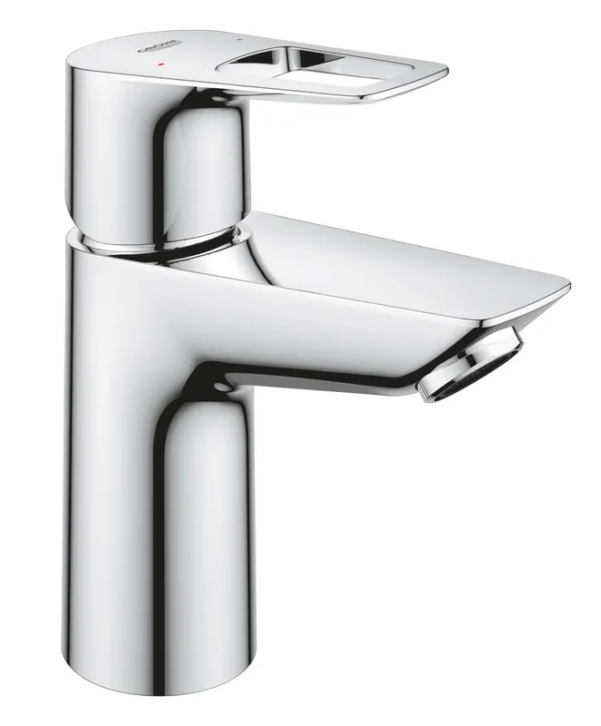 Baterie lavoar Grohe 23876001, Bauloop, tip comanda monocomanda, tip instalare pe lavoar, marime s, crom