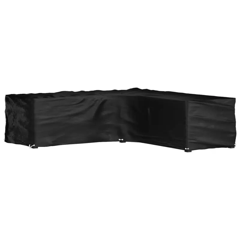 husa mobilier de gradina in forma de l 16 ocheti, 285x285x70 cm