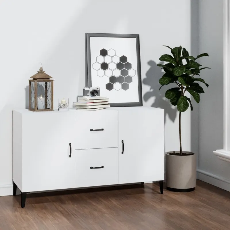 servanta, alb, 100x36x60 cm, lemn compozit