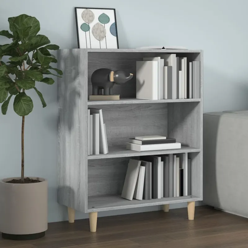 servanta, gri sonoma, 69,5x32,5x90 cm, lemn prelucrat