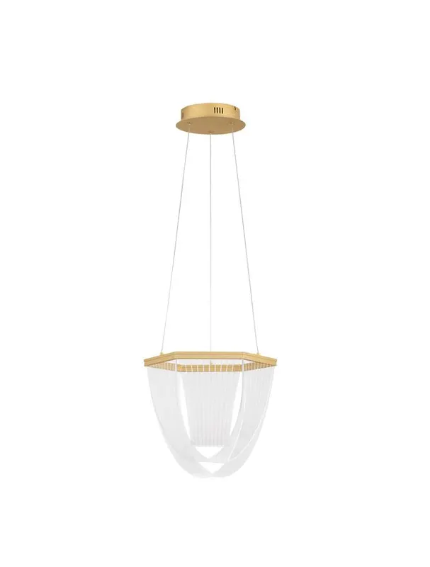 Lampa suspendata TRIAC dimabila VALENTIN - Ø 35cm / Gold