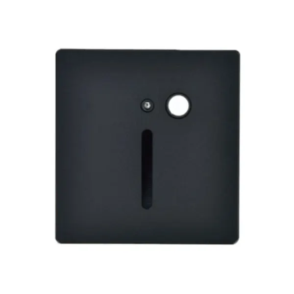 Spot treapta cu senzor AMBER SQUARE - Negru