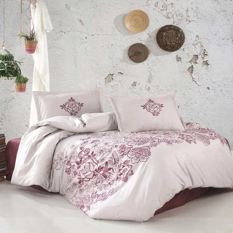 Lenjerie de pat ranforce clasy king size (mandora v2)