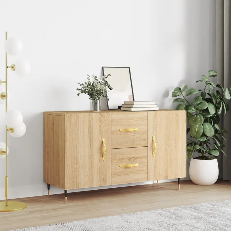 dulap, stejar sonoma, 100x36x60 cm, lemn compozit