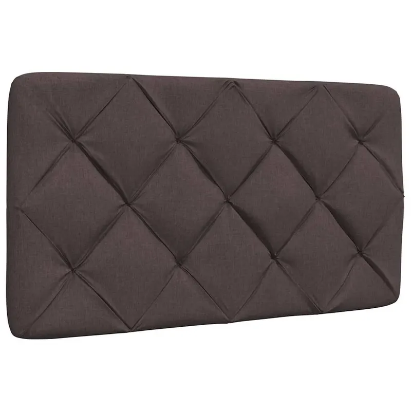 perna pentru tablie de pat maro inchis, 80 cm, material textil