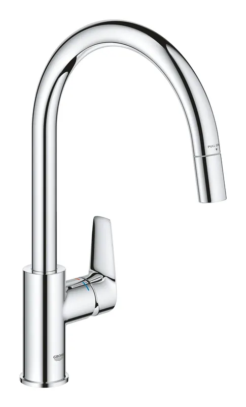 Baterie bucatarie Grohe 30550000, 1 bar, 357 mm, 215 mm, 1 orificii instalare, 1 sprayuri, 180 unghi pivotare, Crom