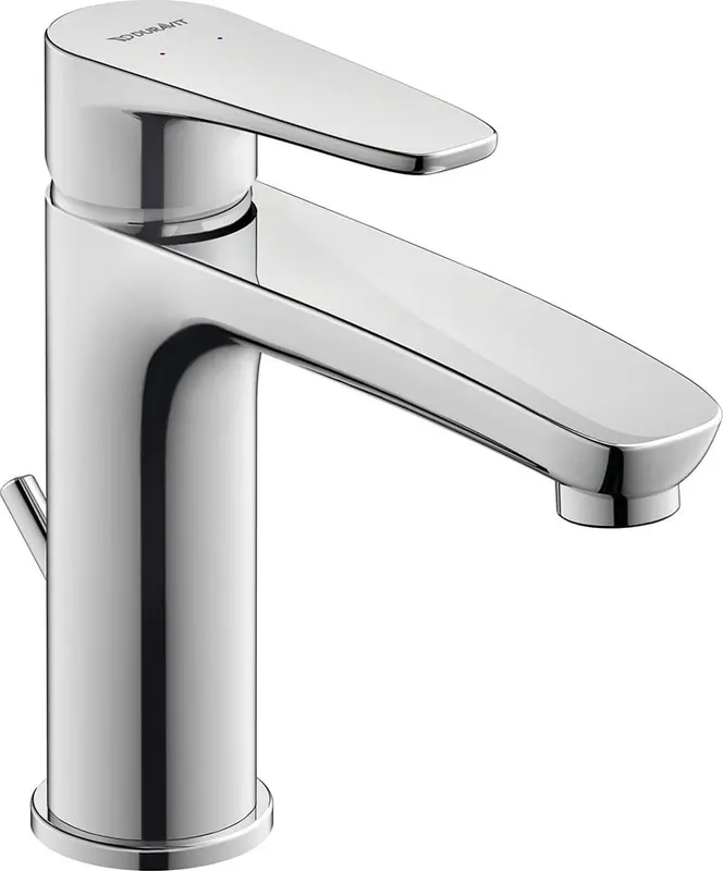 Baterie lavoar Duravit B11020001010, B.1, tip comanda monocomanda, marime m, tip instalare pe lavoar, crom