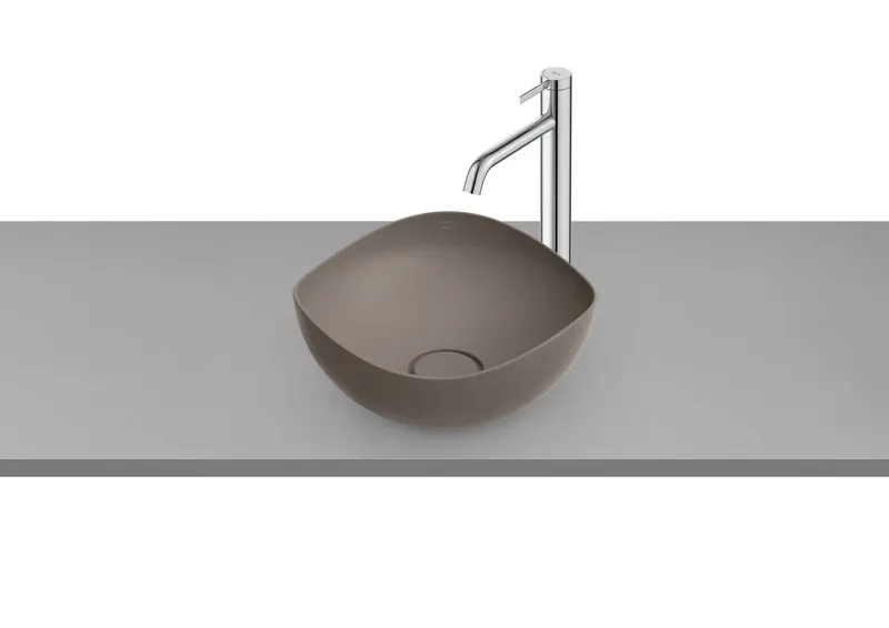 Lavoar Roca A327A15660, Ohtake, montaj pe blat, nr orificii baterie fara, zona montaj interior, maro