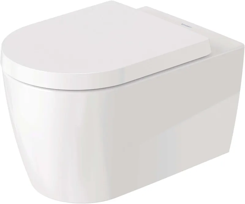 Set vas WC Duravit 45290900A1, Me by Starck, montaj suspendat, zona montaj interior, tip clatire jet de apa, alb