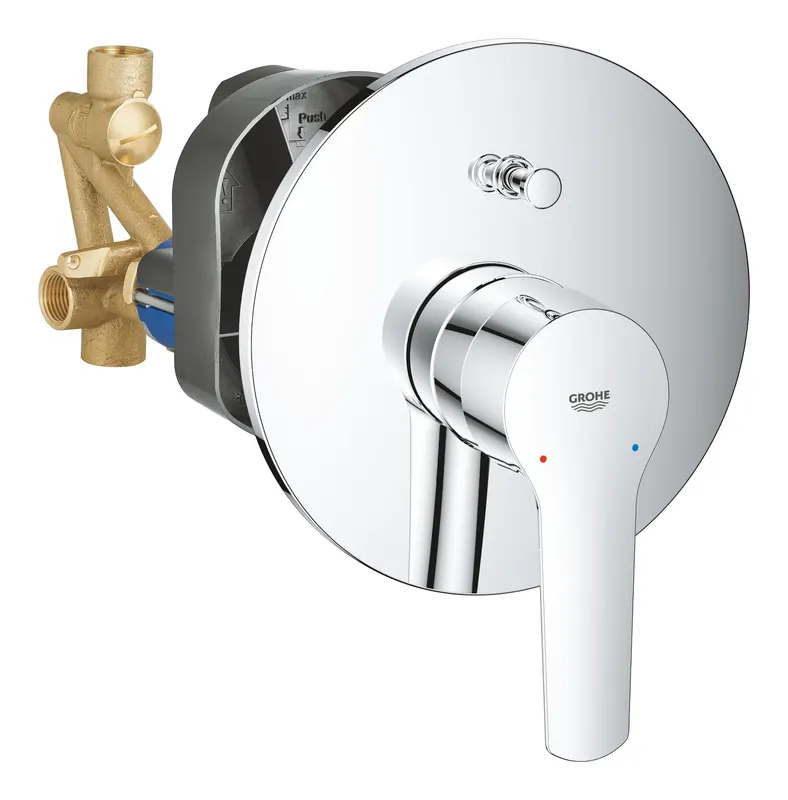 Unitate comanda Grohe 23558002, Start, tip comanda monocomanda, tip incastrare aparent, numar iesiri 2, crom
