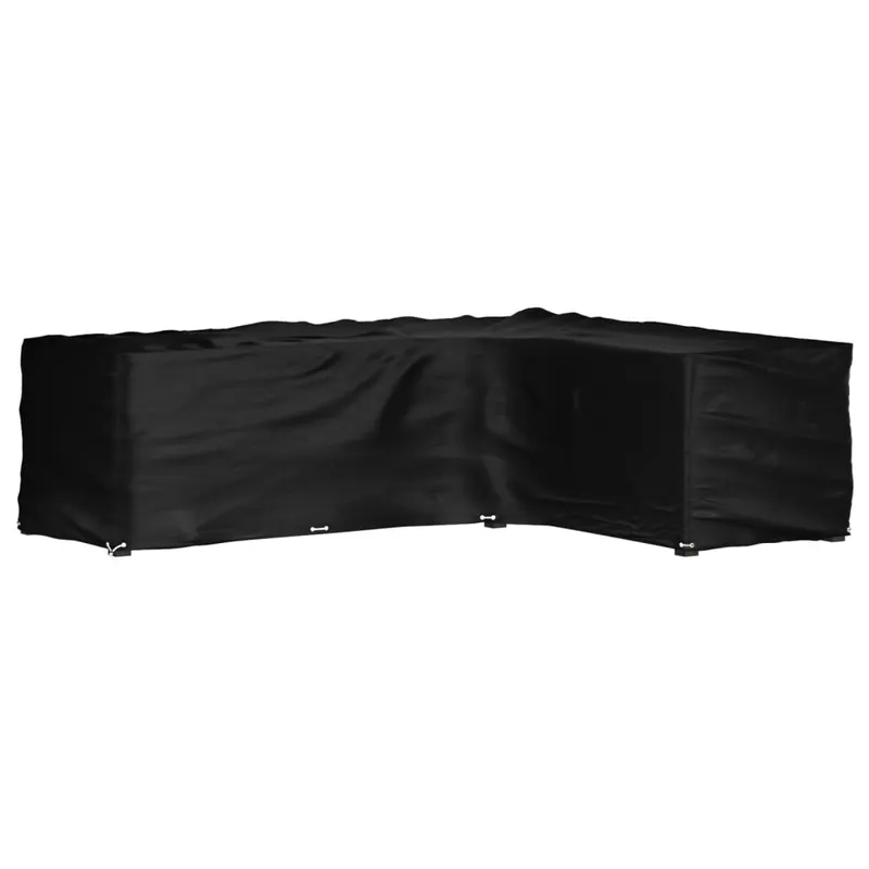 husa mobilier de gradina in forma de l 18 ocheti, 285x220x80 cm