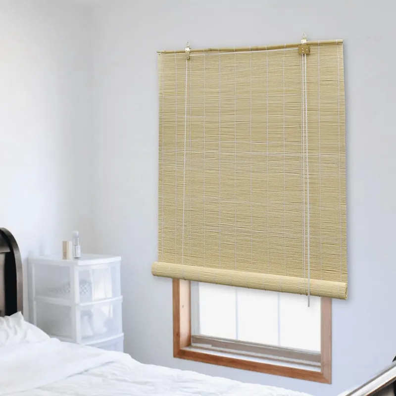 jaluzea tip rulou, natural, 150x160 cm, bambus