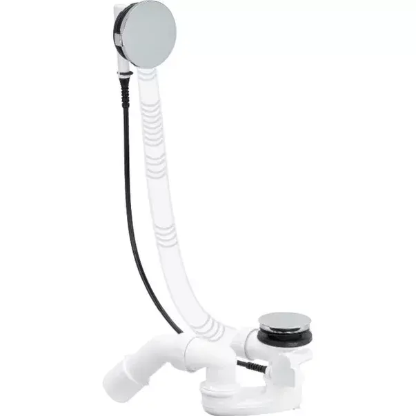 Evacuare cada Villeroy and Boch, preaplin, control ventil, crom, U90960461