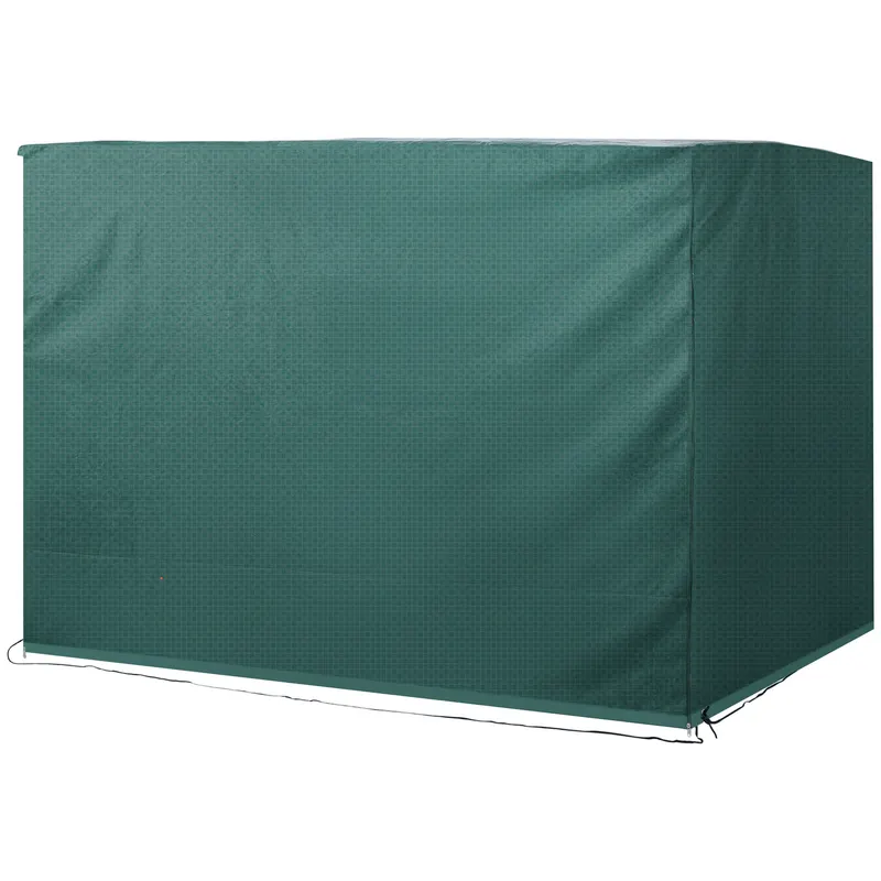 Prelata de Acoperit Mobilier de Extern Outsunny, Impermeabil, PE, Verde,215x155x150cm