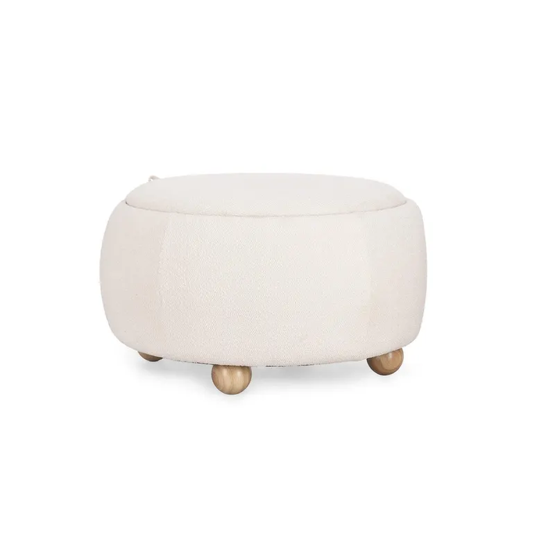 Bancuta IRISHA WHITE Ø67 CM - Alb