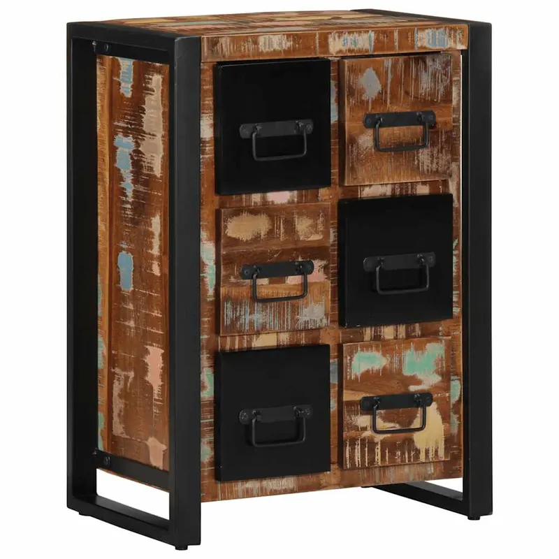 bufeta 50x35x70 cm lemn masiv recuperat