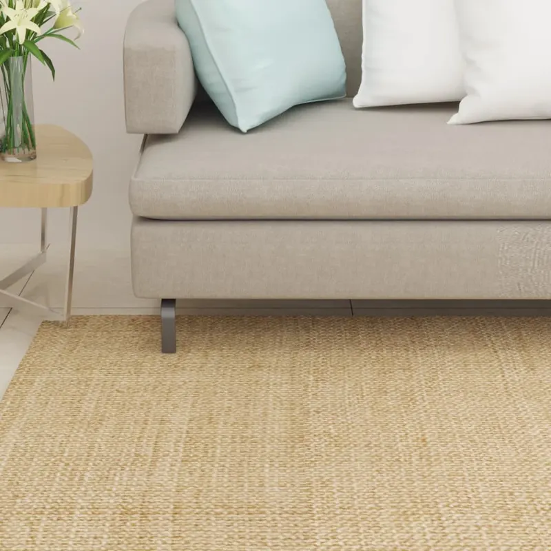covor din sisal, natural, 100x300 cm