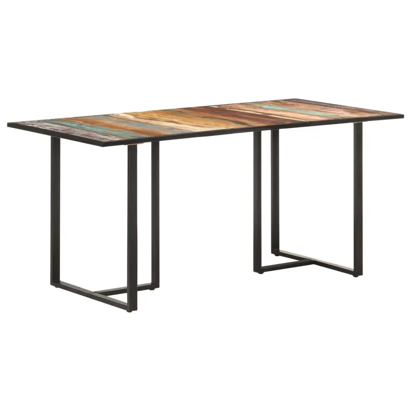 masa de bucatarie, 160 cm, lemn masiv reciclat