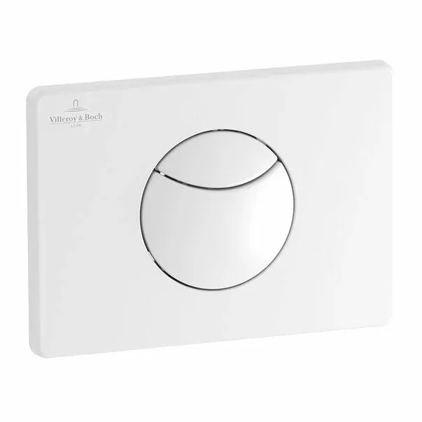 Clapeta de actionare VilleroyBoch ViConnect alb buton rotund
