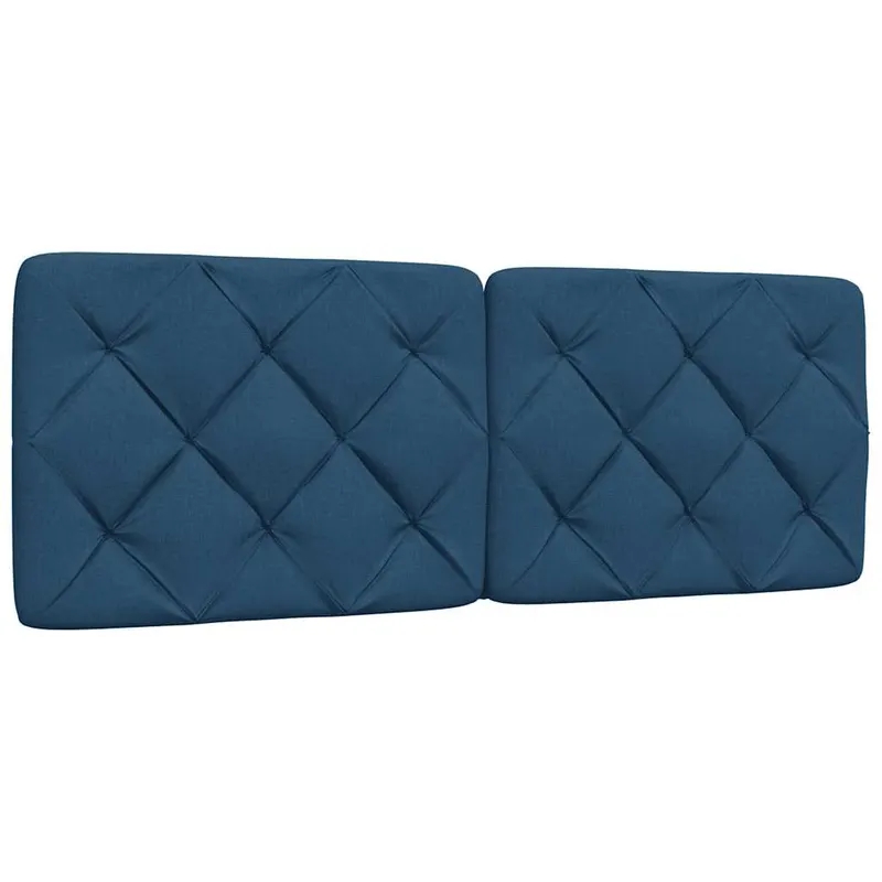 perna pentru tablie de pat, albastru, 120 cm, material textil
