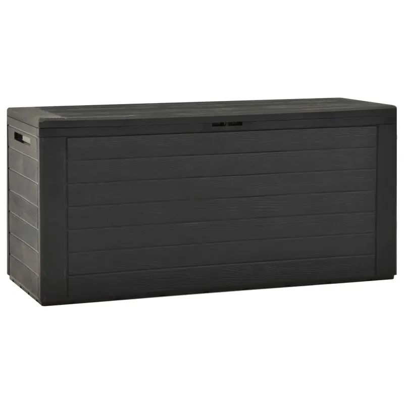 lada de depozitare pentru gradina, antracit, 116 x 44 x 55 cm