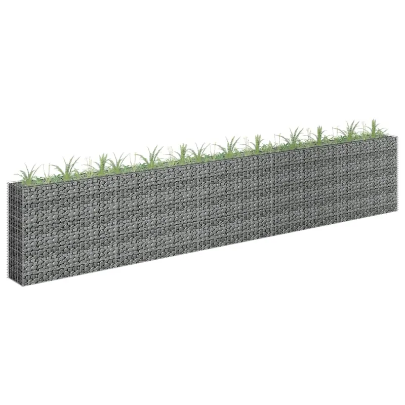 strat inaltat gabion, 450 x 30 x 90 cm, otel inoxidabil