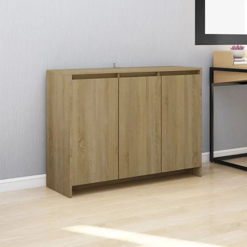 servanta, stejar sonoma, 102x33x75 cm, pal