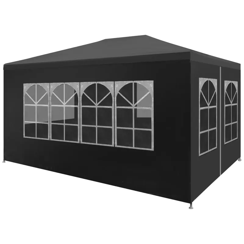cort de petrecere, antracit, 3 x 4 m