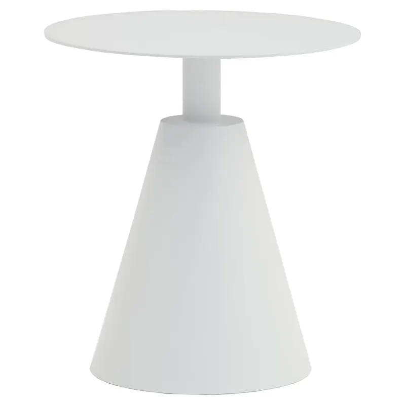 Masuta de cafea CADIZ Φ50x56 CM - Alb