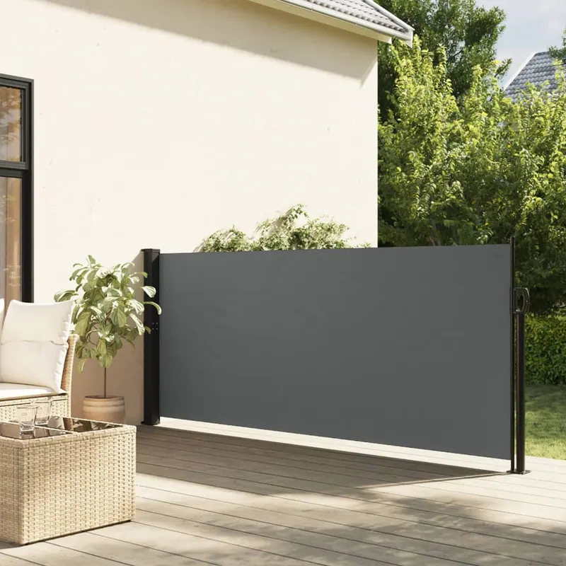 copertina laterala retractabila, antracit, 120 x 600 cm