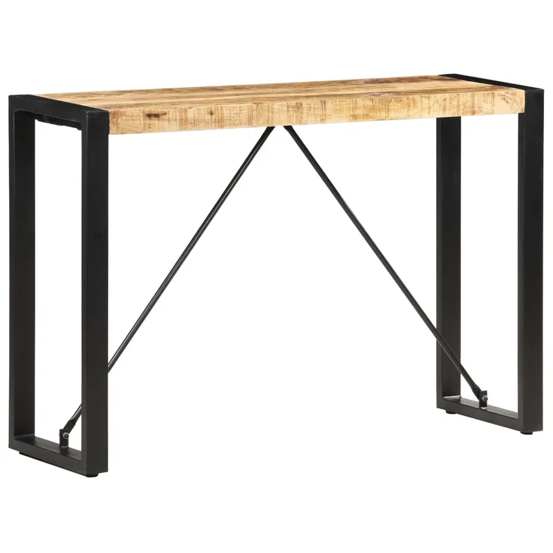 masa consola, 110 x 35 x 76 cm, lemn masiv de mango