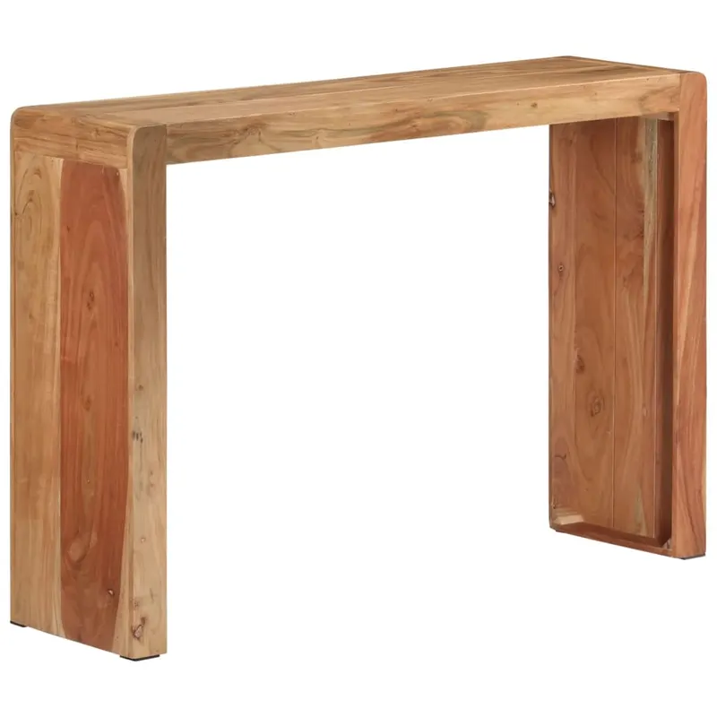 masa consola, 110x30x76 cm, lemn masiv de acacia