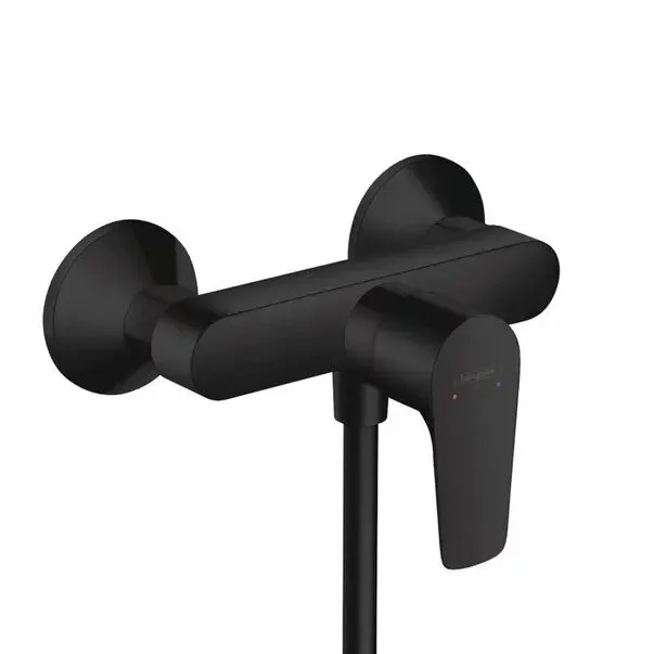 Baterie dus Hansgrohe Talis E monocomanda negru mat