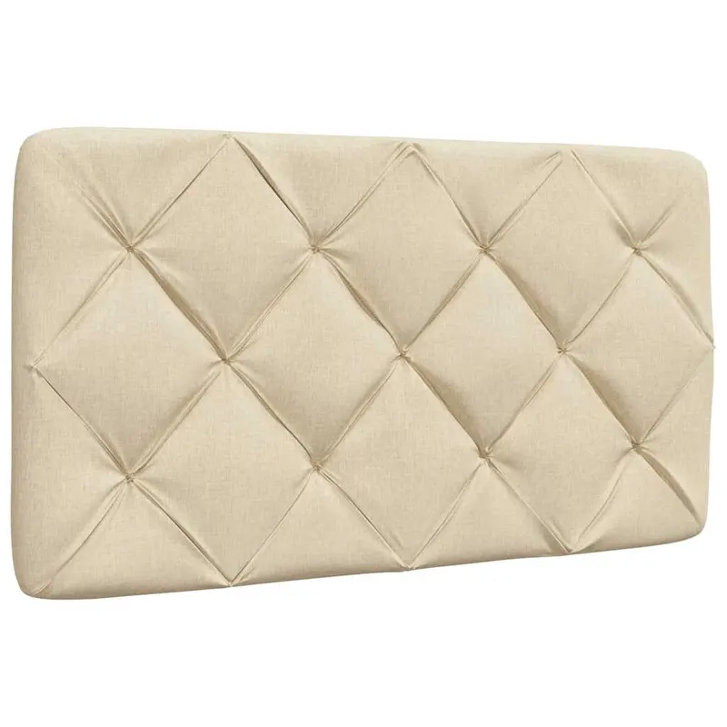 perna pentru tablie de pat, crem, 90 cm, material textil
