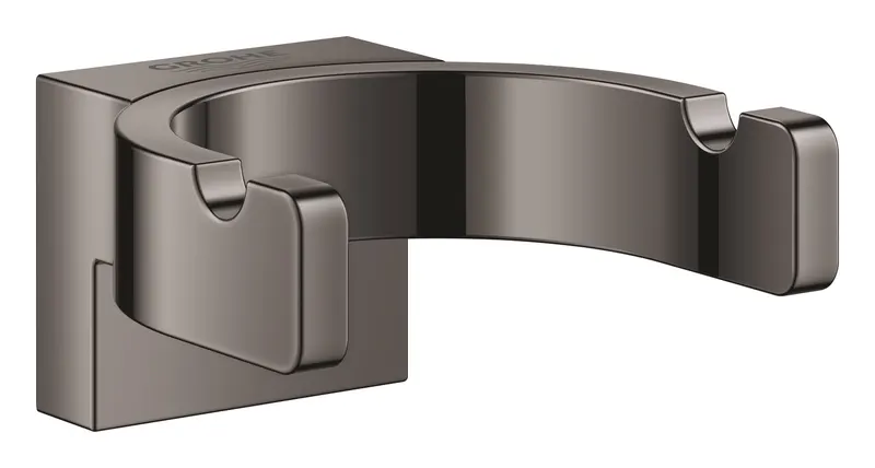 Agatatoare dubla Grohe 41049A00, Selection, pe perete, metal, lucios, grafit
