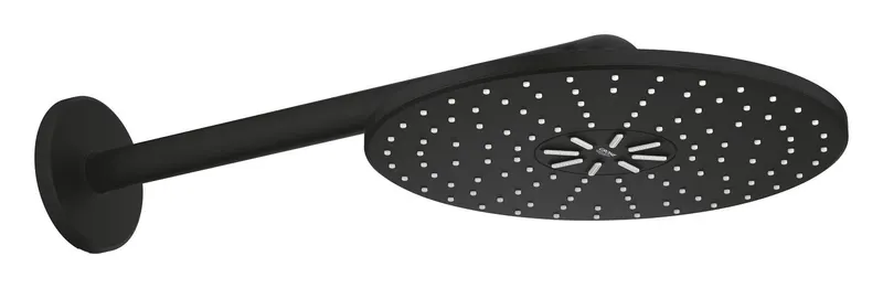 Dus fix Grohe 22123KF0, Rainshower SmartActive 310, 2 functii, 310 mm, necesita valva, mat, negru