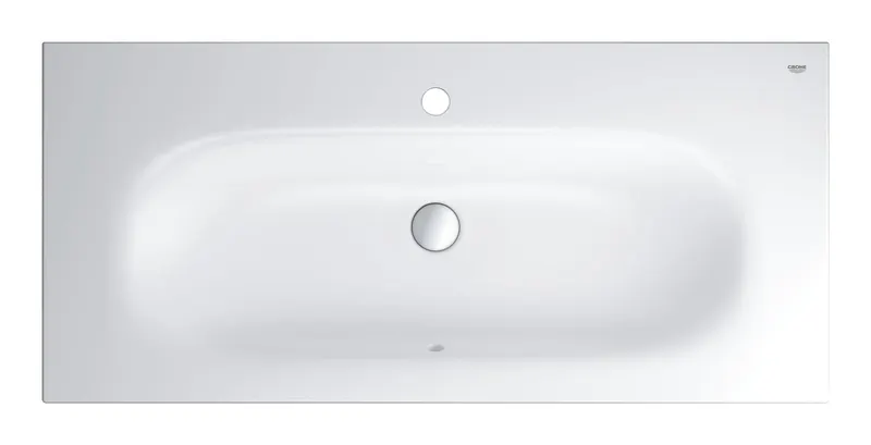 Lavoar Grohe 3956600H, Essence Vanity, montare pe perete blat, 1000 x 460 mm, anti-aderent, anti-bacterian