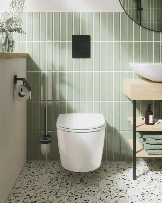 WC Grohe 103848SH00, Start, suspendat, rimless, capac softclose, alb