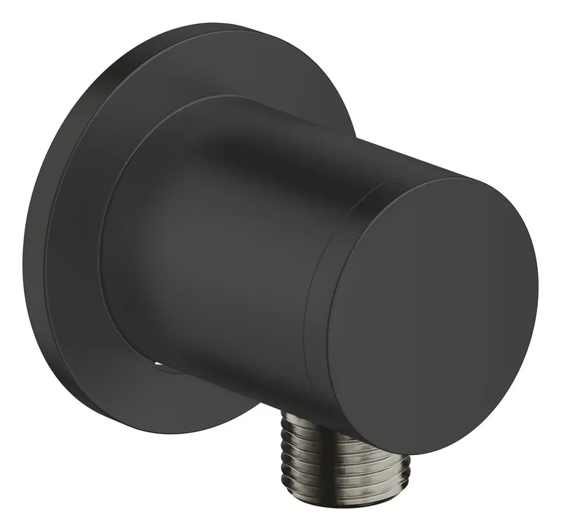 Cot iesire dus Grohe 286712431, 65 mm, 67 mm, 1 2 diametru filet iesire, 1 2 diametru filet alimentare, Negru